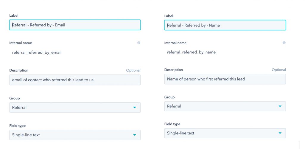 Custom tracking for referrals