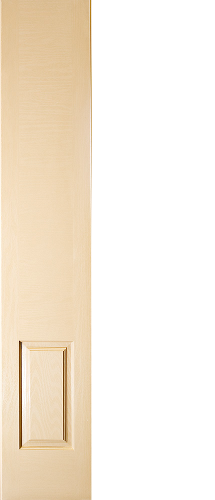 6'8" Fiberglass 3/4 Oval Sidelite Oak Textured (WG34)