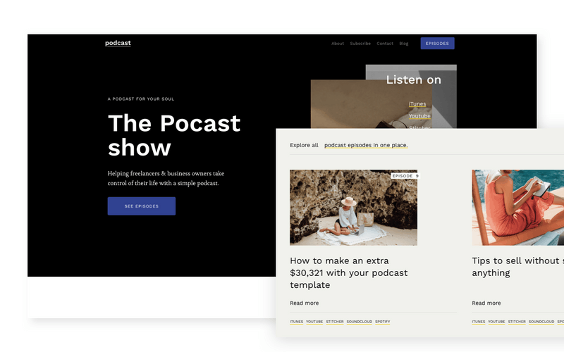 Podcast - Podcast HTML5 Responsive Website Template