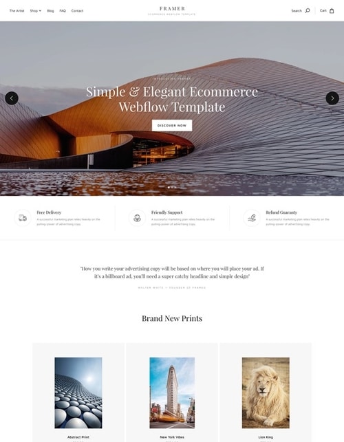 Framer by Elastic Themes