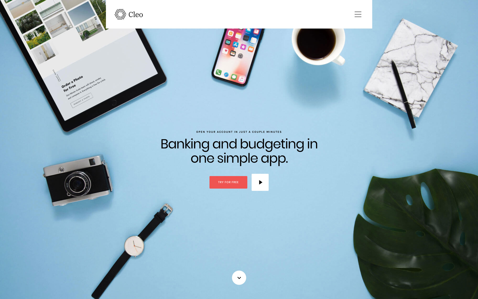 Cleo App HTML5 Responsive Website Template