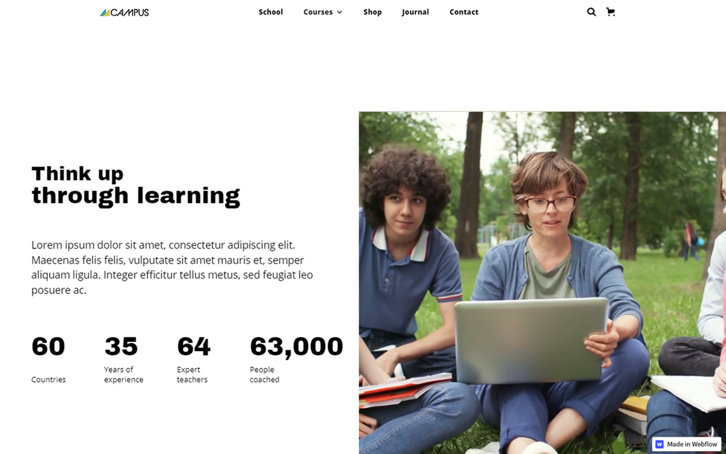 Campus - College HTML5 Responsive Website Template