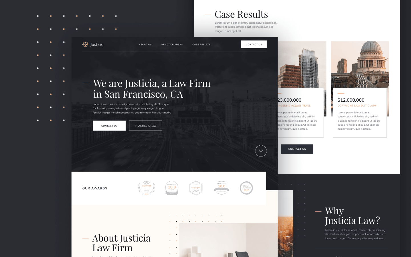 Justicia - Law Firm HTML5 Responsive Website Template