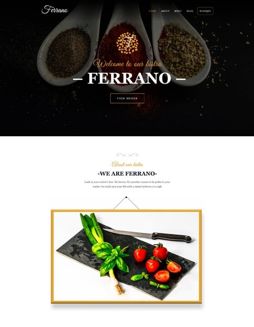 Ferrano CMS by Dorian Hoxha