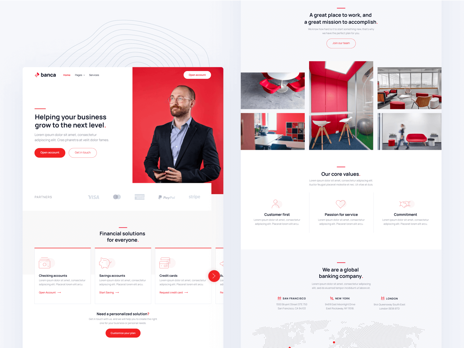 Banking Fintech Webflow Template