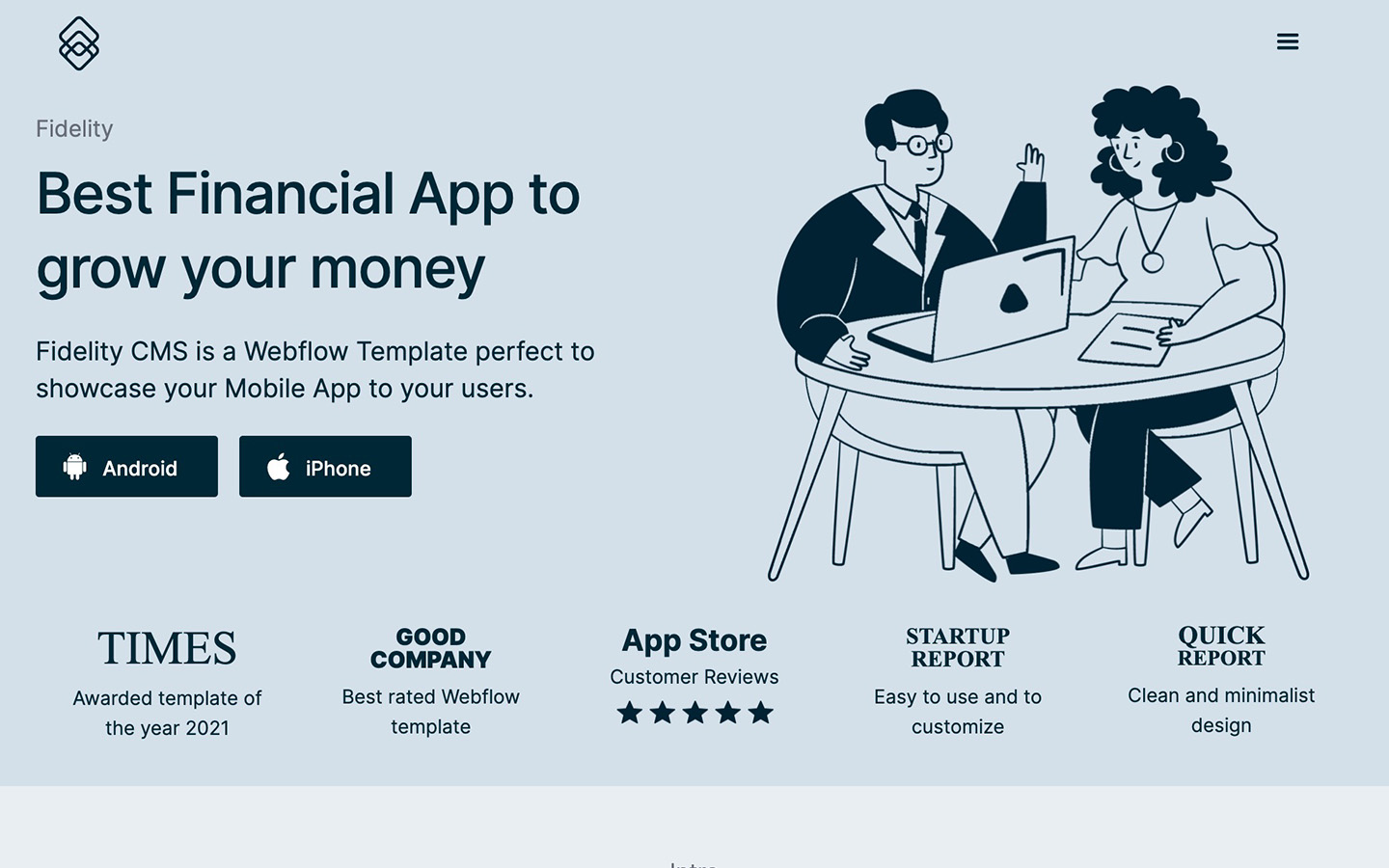 templates for your startup website in 2021.