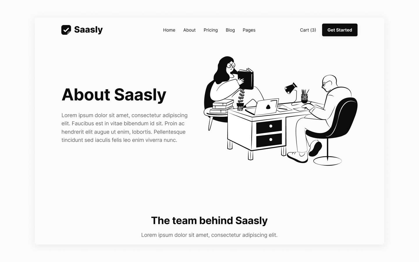 SaaS Company Webflow Template