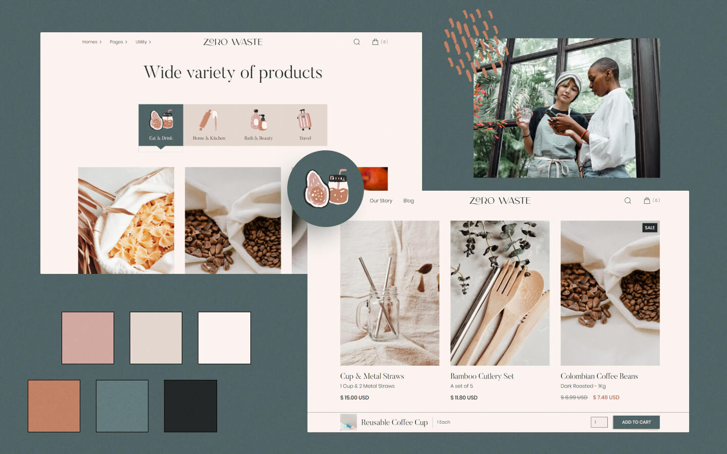 Zero Waste - Retail HTML5 Responsive Website Template
