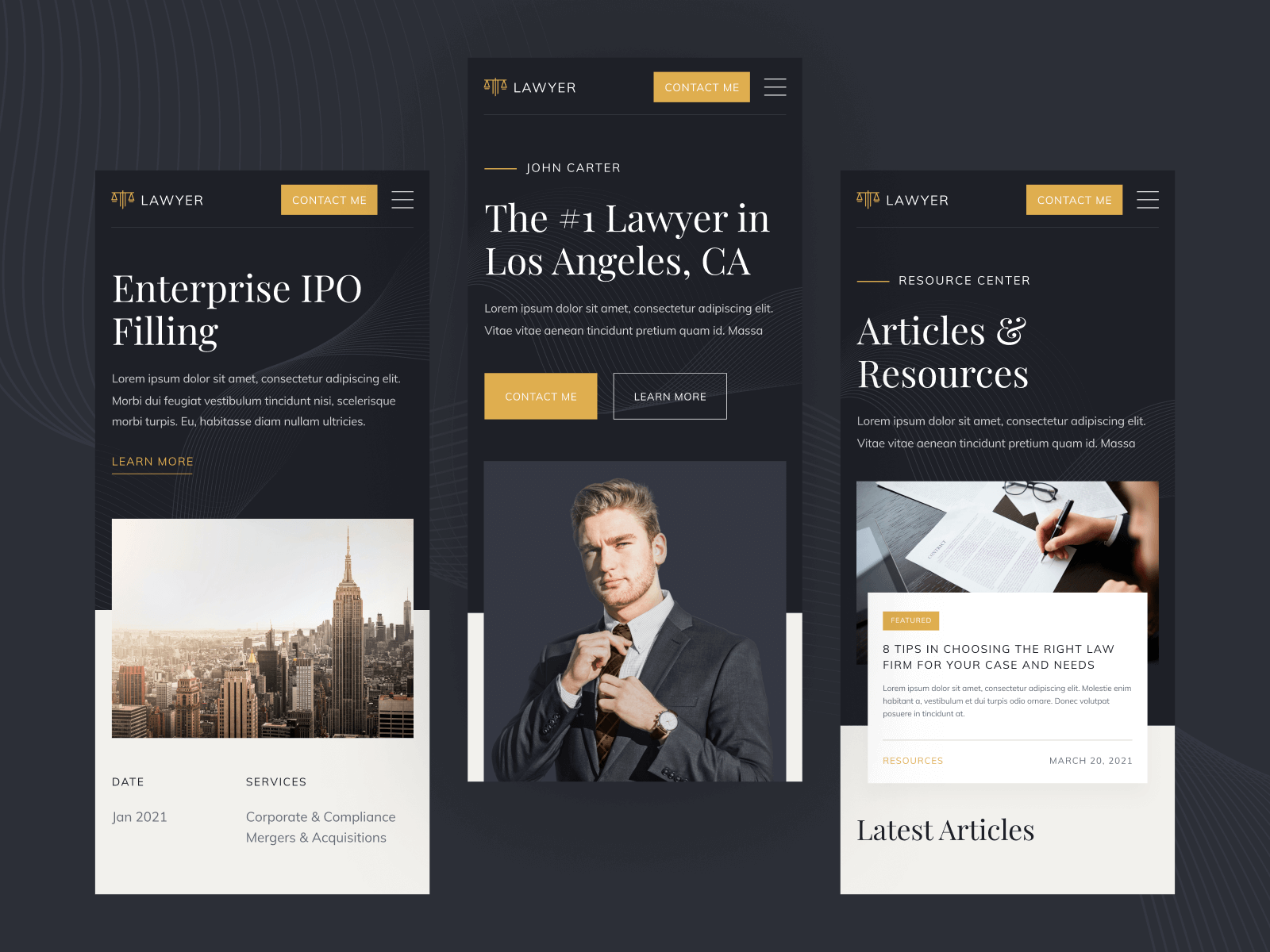 Lawyer Webflow Website Template