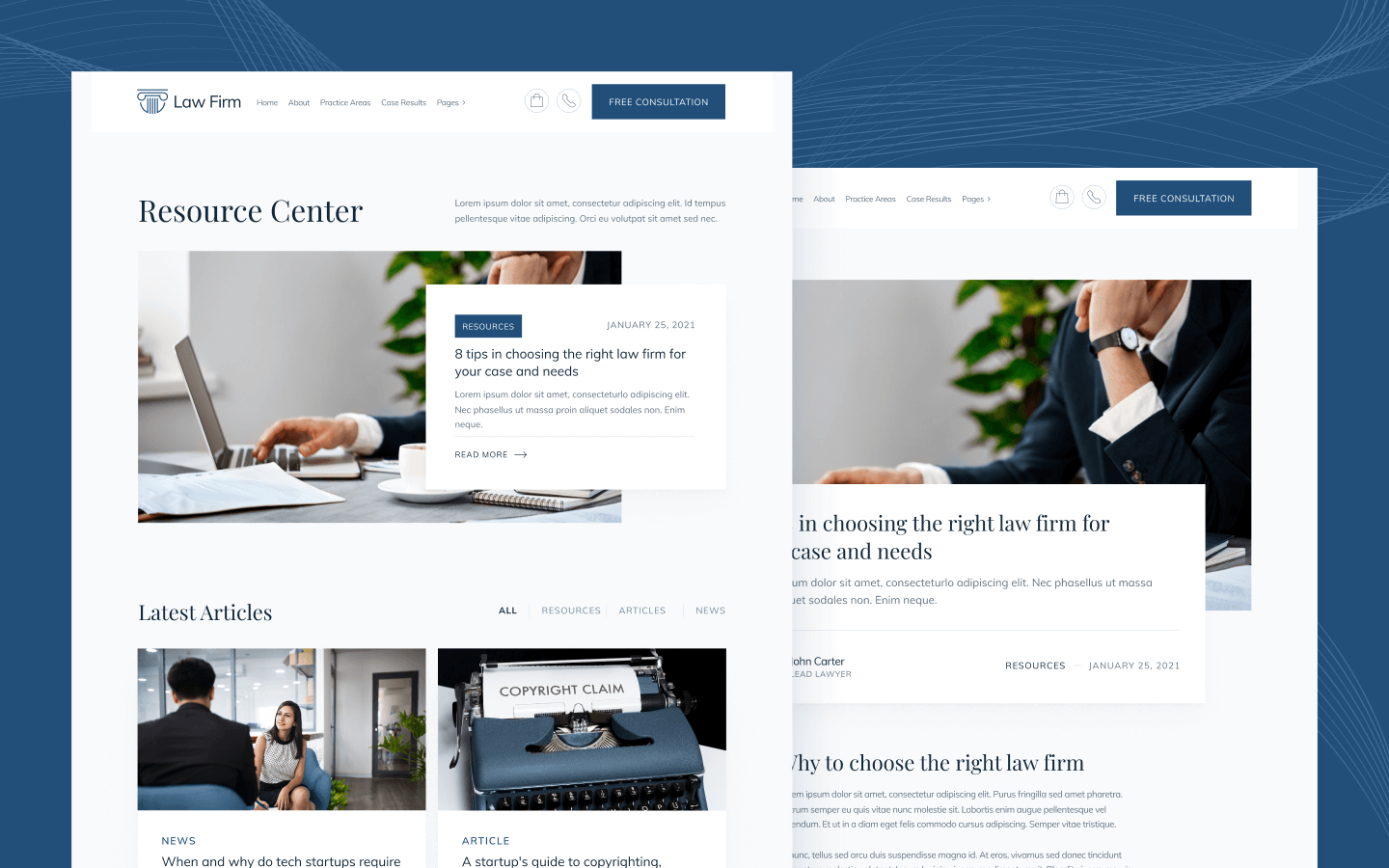 Lawyers - Law Firm HTML5 Responsive Website Template