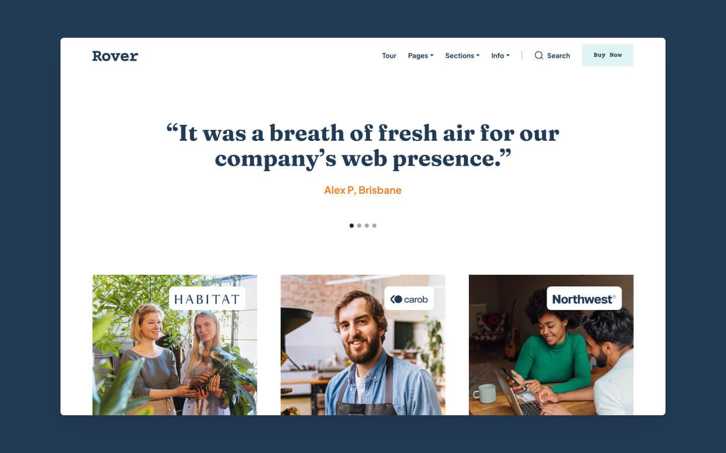 Rover - Business HTML5 Responsive Website Template