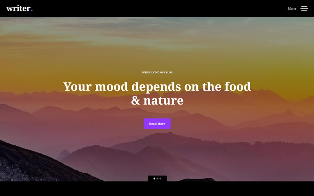 Writer - Blog HTML5 Responsive Website Template