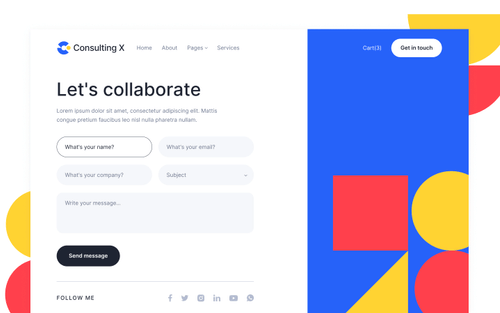 Consulting X - Consulting HTML5 Responsive Website Template