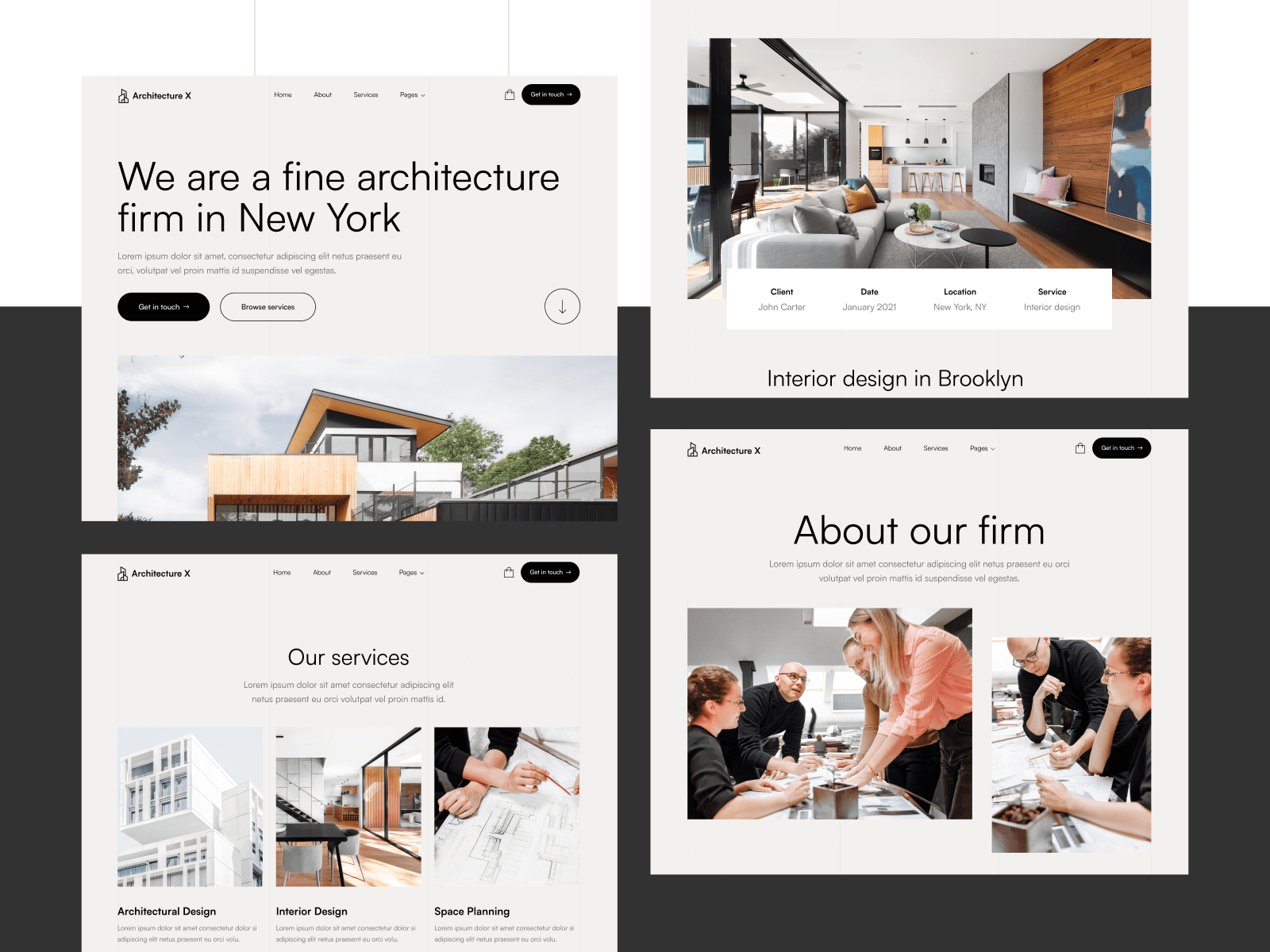 Architecture X - Architecture HTML5 Responsive Website Template