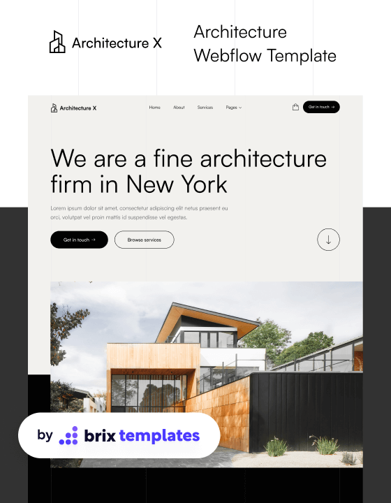 Architecture X - Architecture HTML5 Responsive Website Template