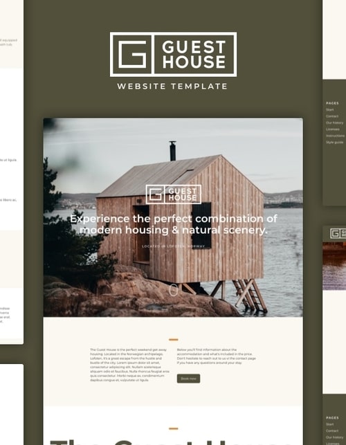 Guest House Hotel HTML5 Responsive site Template