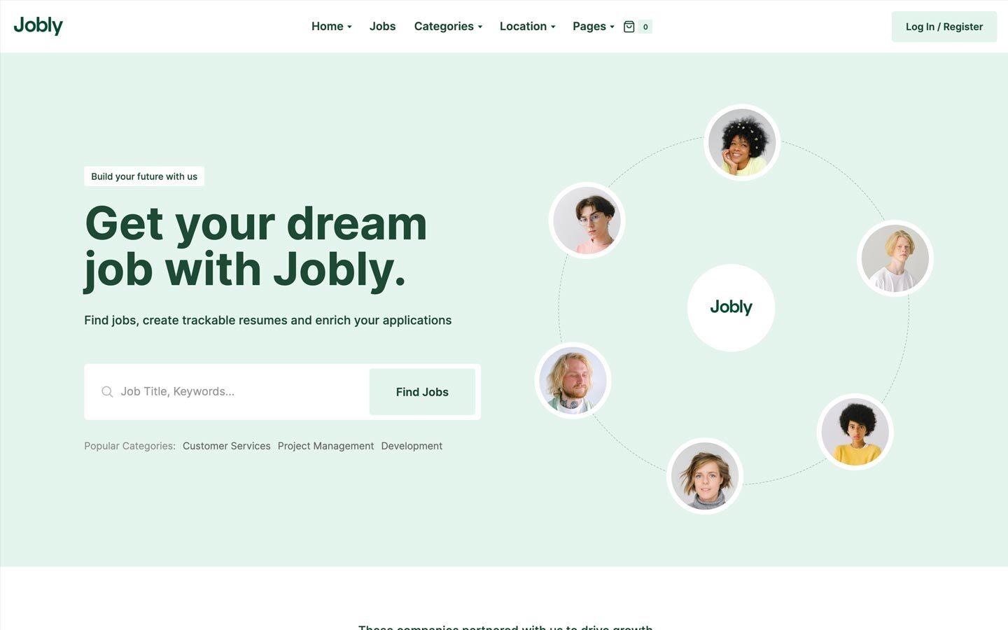 Jobly - Job Portal HTML5 Responsive Website Template