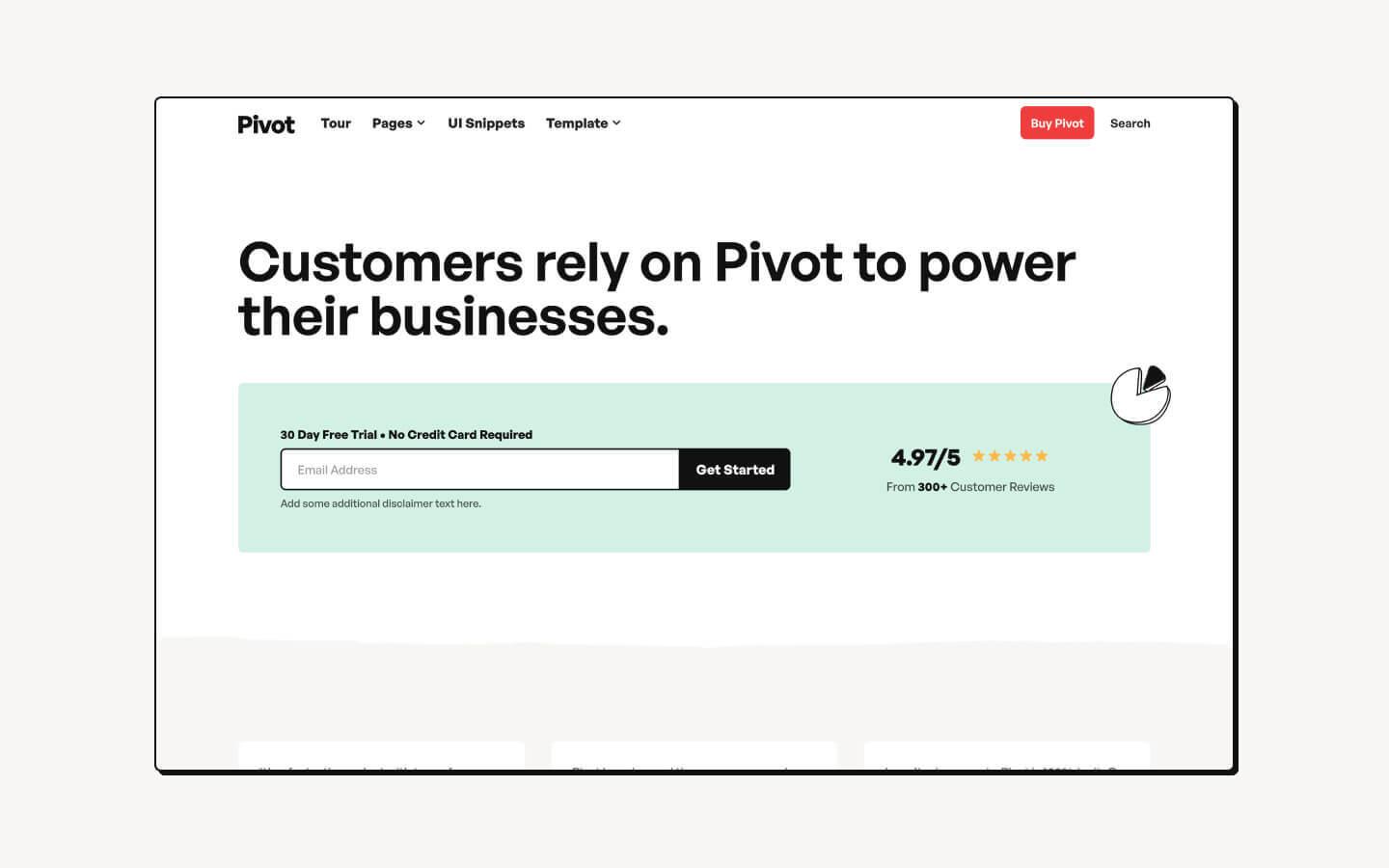 Pivot - UI Kit HTML5 Responsive Website Template