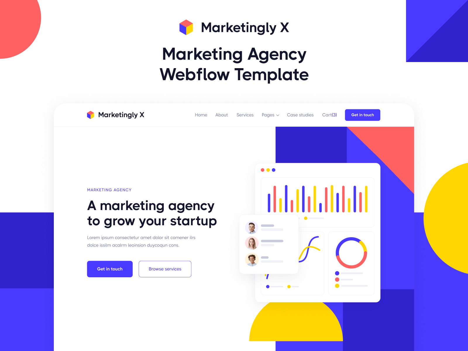 Marketing Agency Webflow Website Template