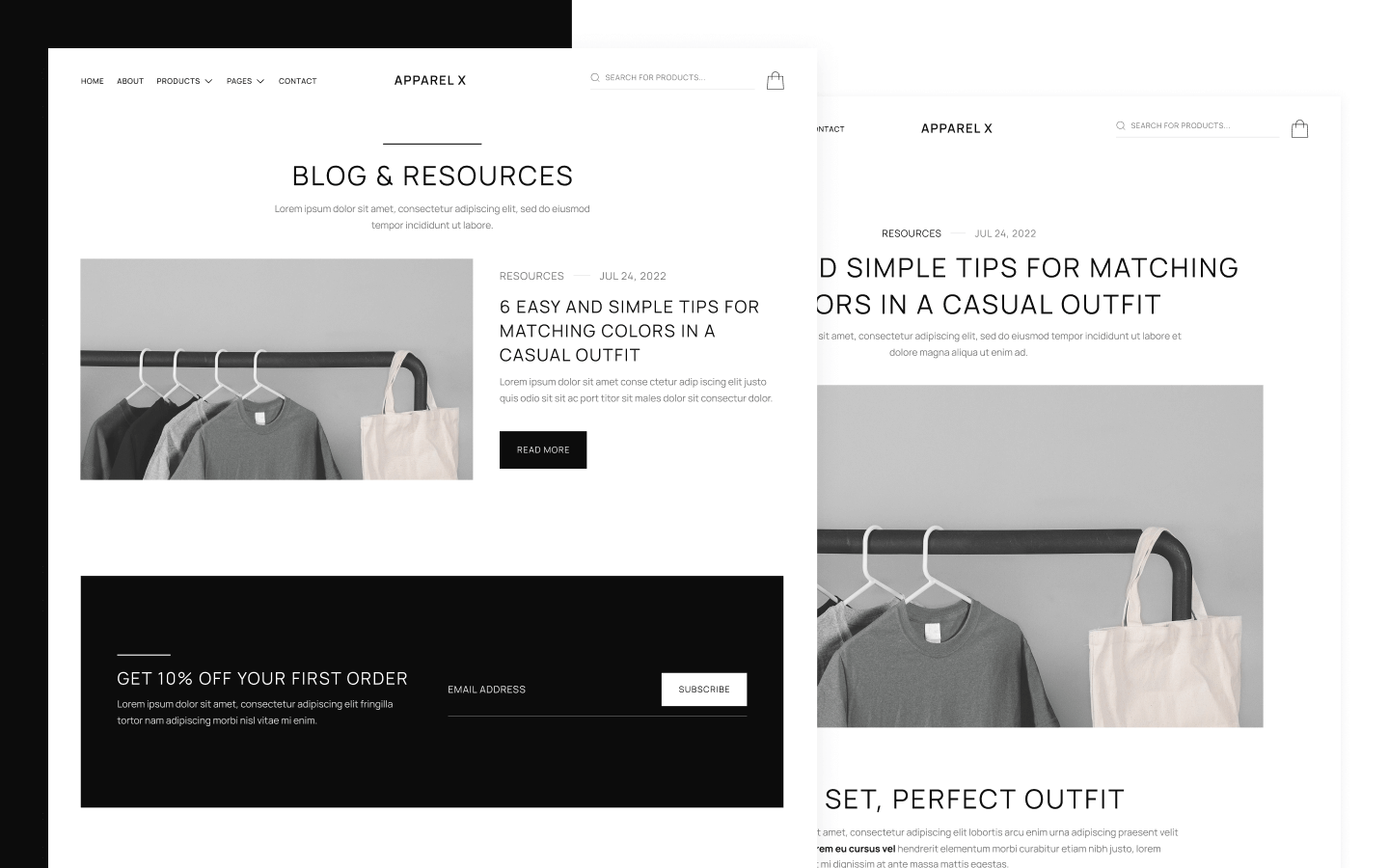 Apparel X - Shop HTML5 Responsive Website Template