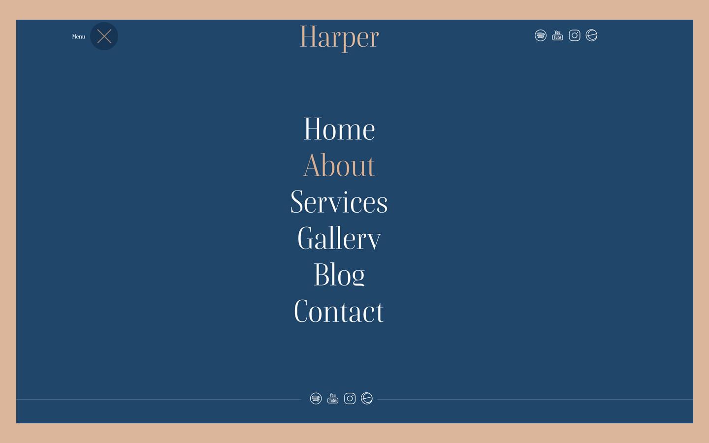 Harper - Portfolio HTML5 Responsive Website Template
