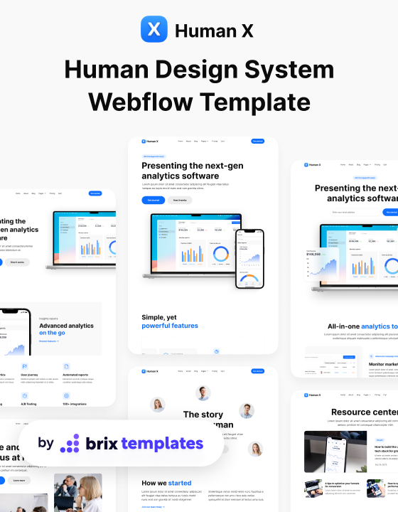 Human X - App HTML5 Responsive Website Template