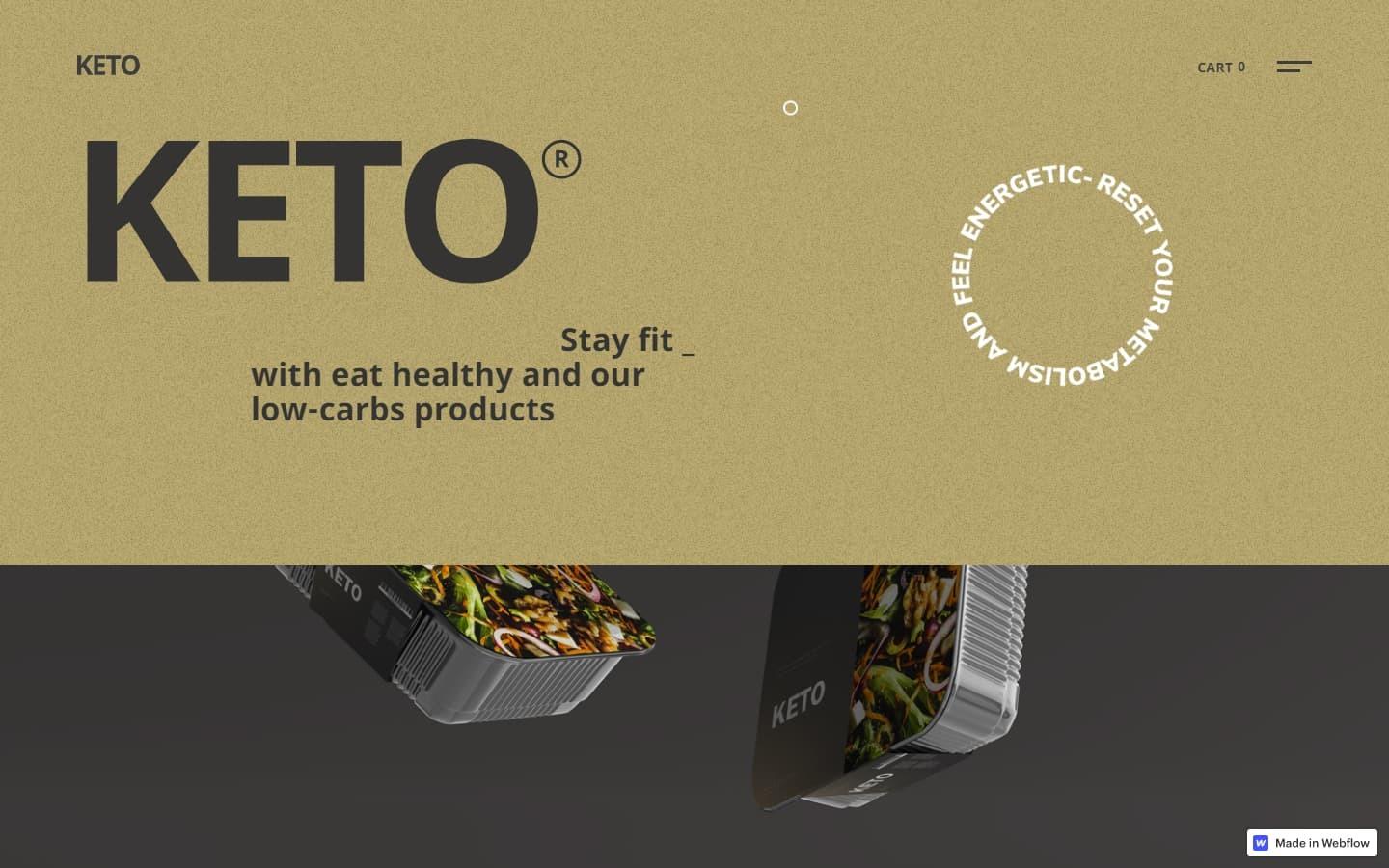 Keto Delivery HTML5 Responsive site Template