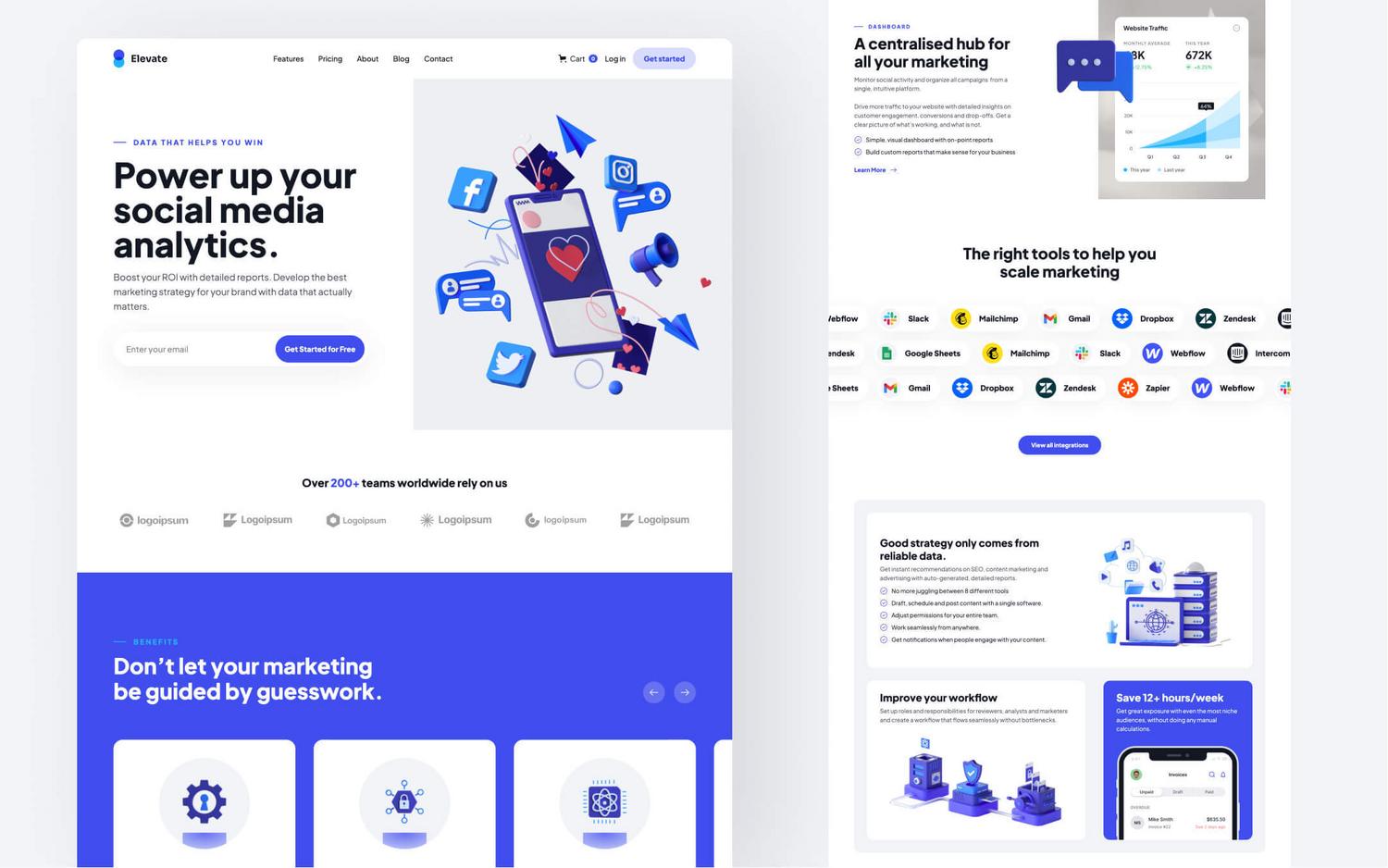 Elevate - Startup HTML5 Responsive Website Template