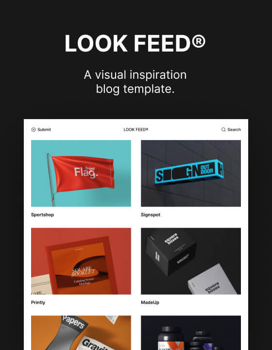 Look Feed - Blog HTML5 Responsive Website Template