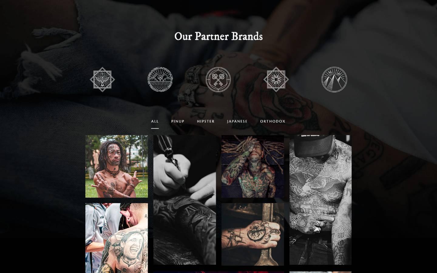 Tattoo 128 Beauty HTML5 Responsive site Template