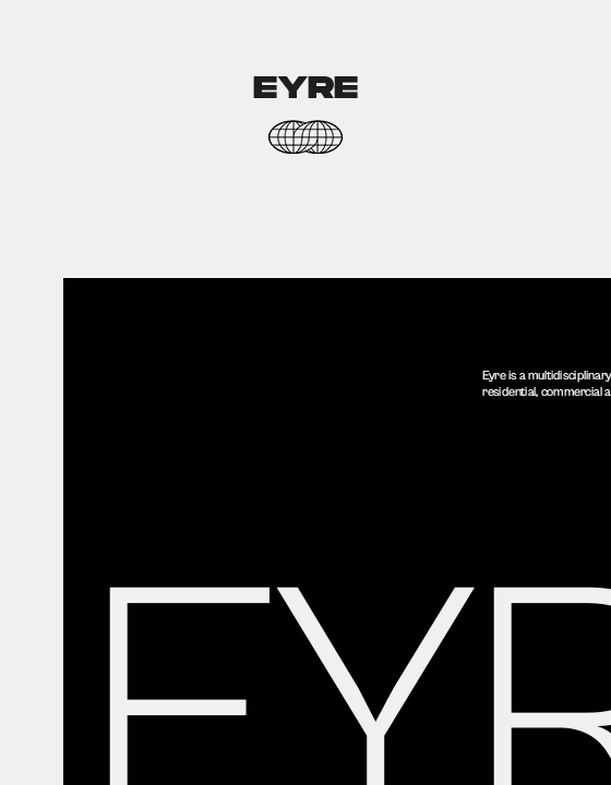 Eyre by Sidebay Studio - Agency design asset by webflow