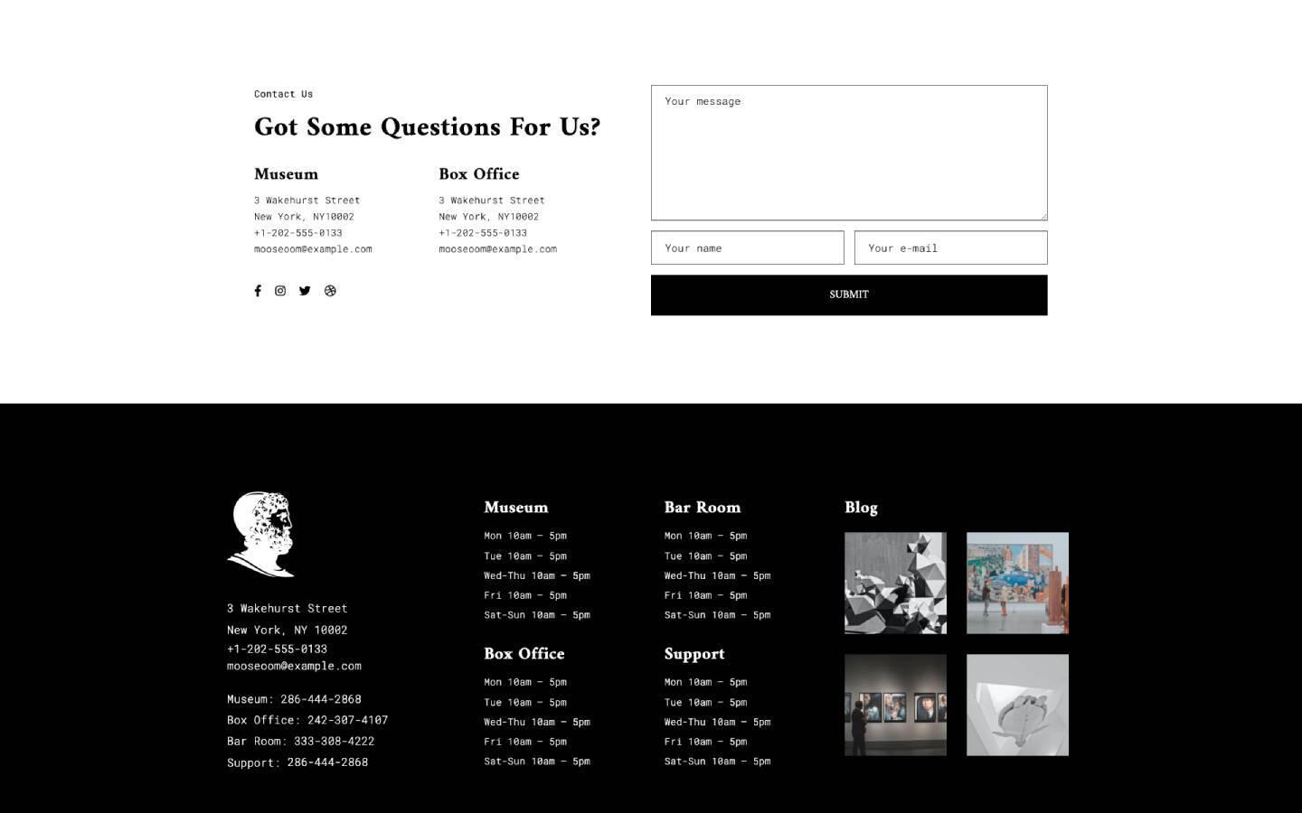 Art Gallery 128 - Artist HTML5 Responsive Website Template