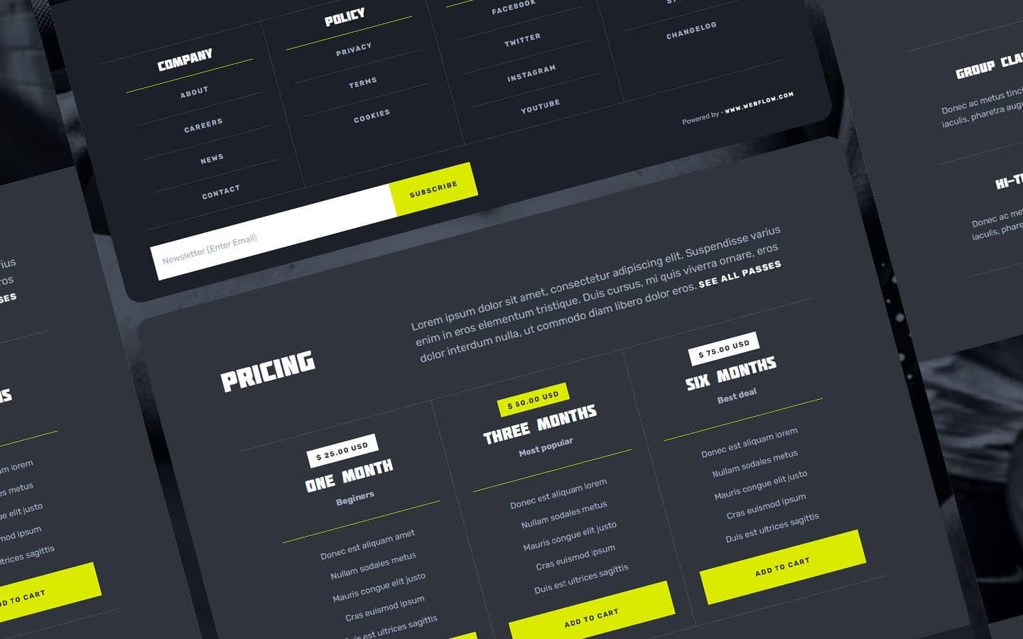 Ripped Fitness Html5 Responsive Website Template