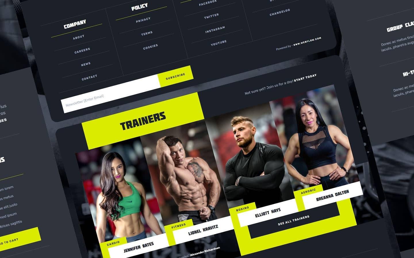 Ripped Fitness Html5 Responsive Website Template