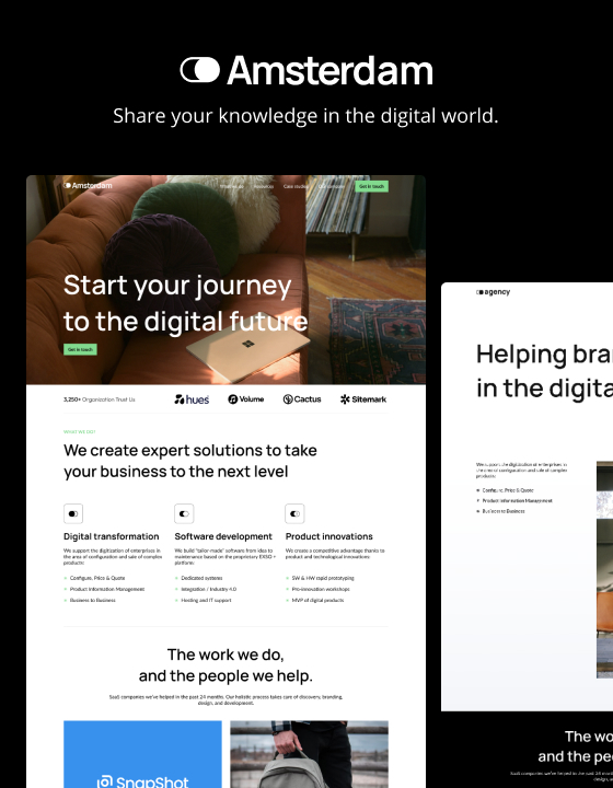 Amsterdam Agency HTML5 Responsive site Template