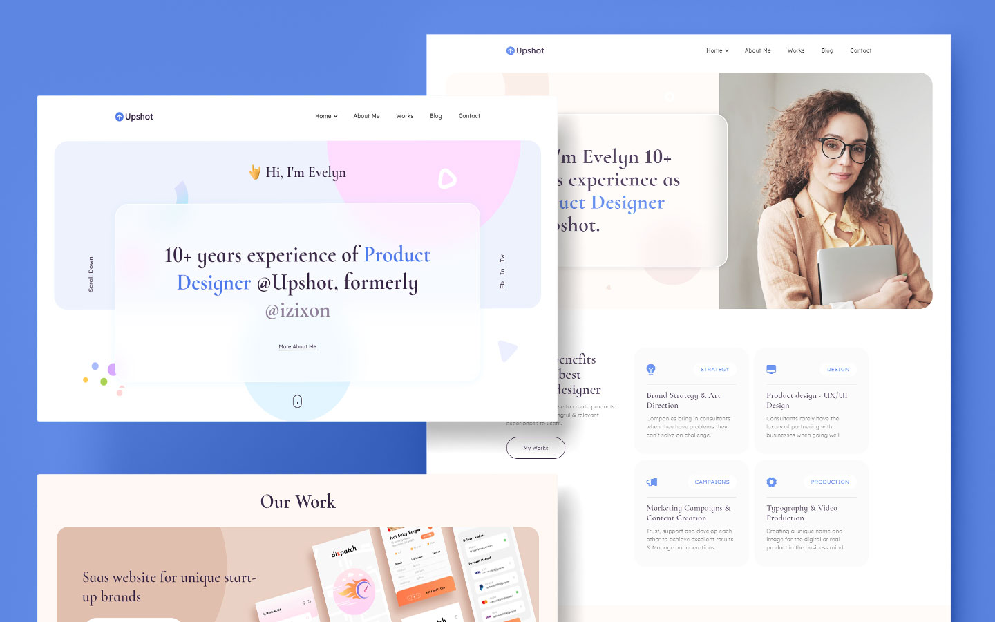 Upshot - Designer HTML5 Responsive Website Template