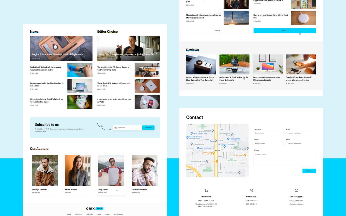 Orix Media - Technology HTML5 Responsive Website Template