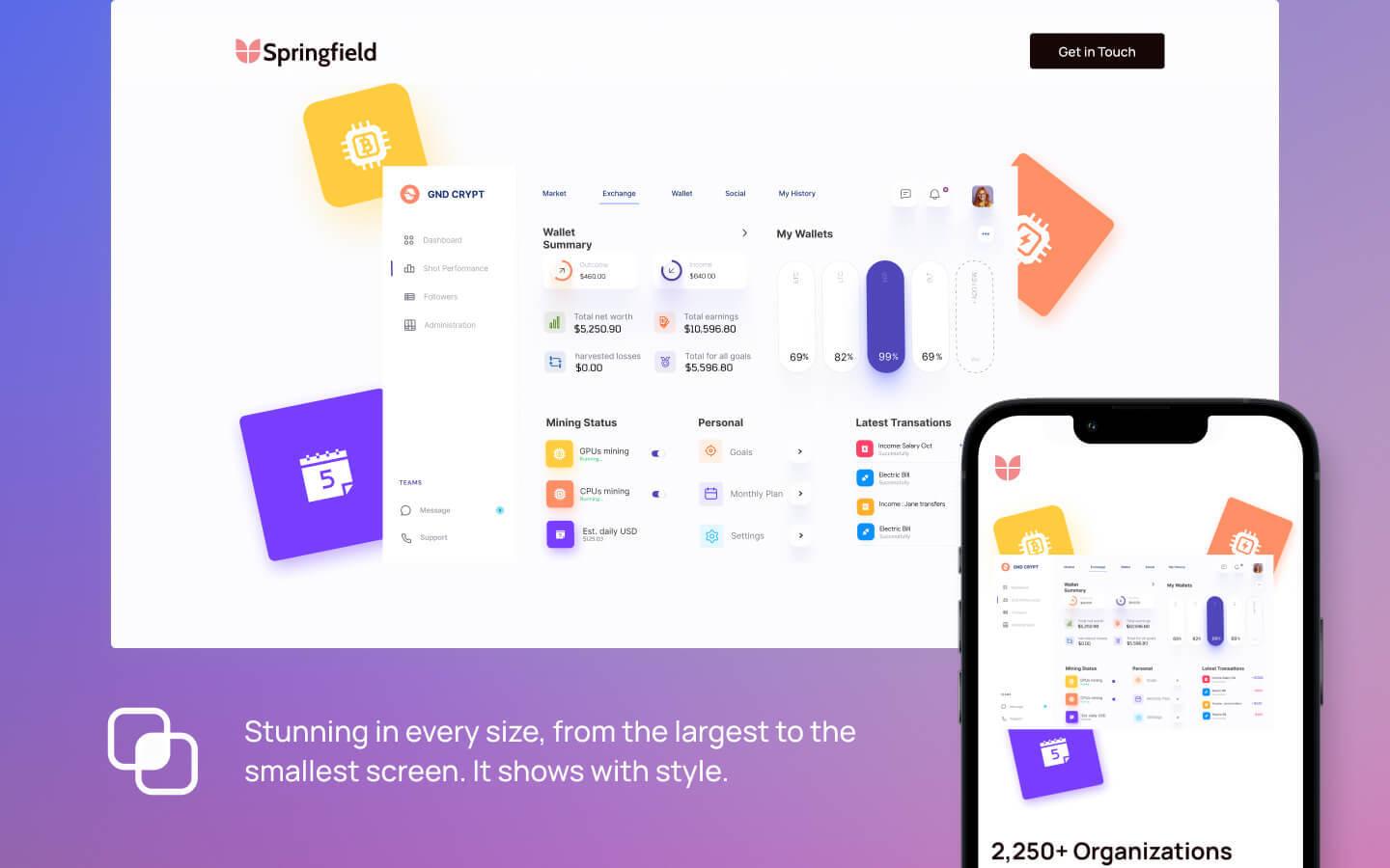Springfield - SaaS HTML5 Responsive Website Template