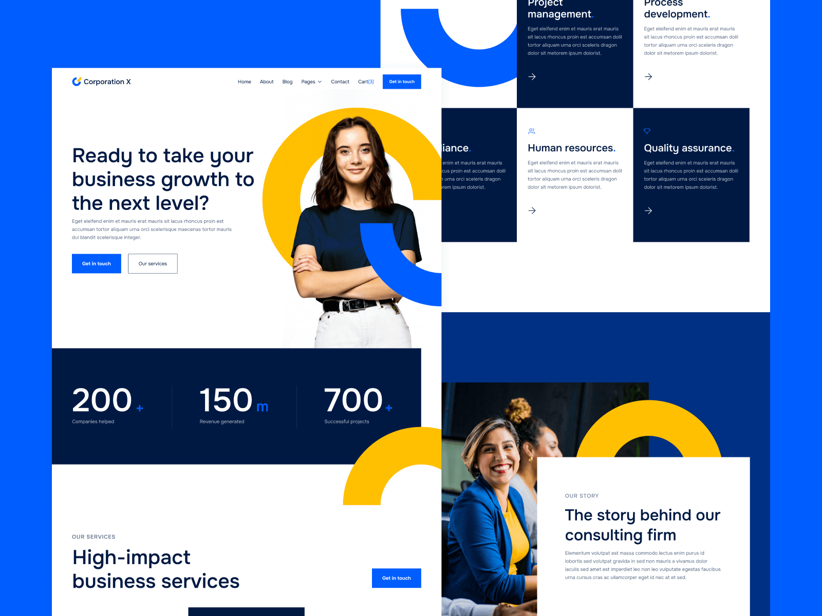 Corporation X - Startup HTML5 Responsive Website Template