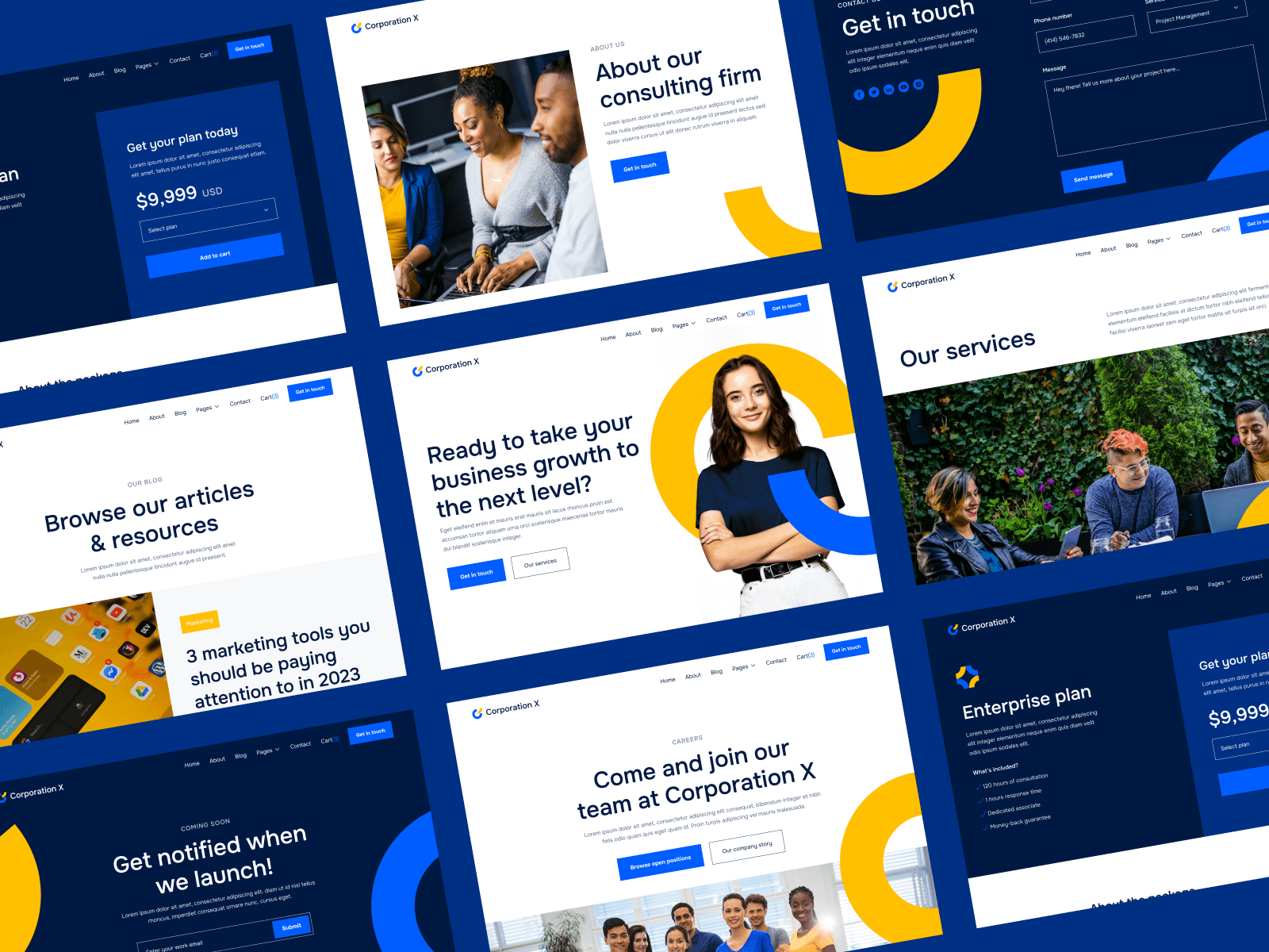 Corporation X - Startup HTML5 Responsive Website Template