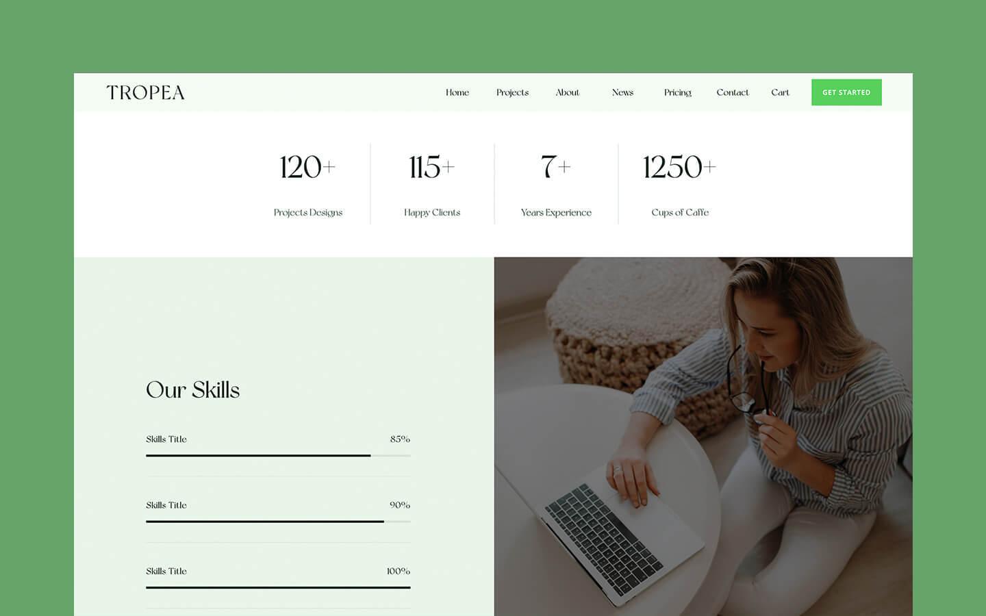 Tropea - Agency HTML5 Responsive Website Template