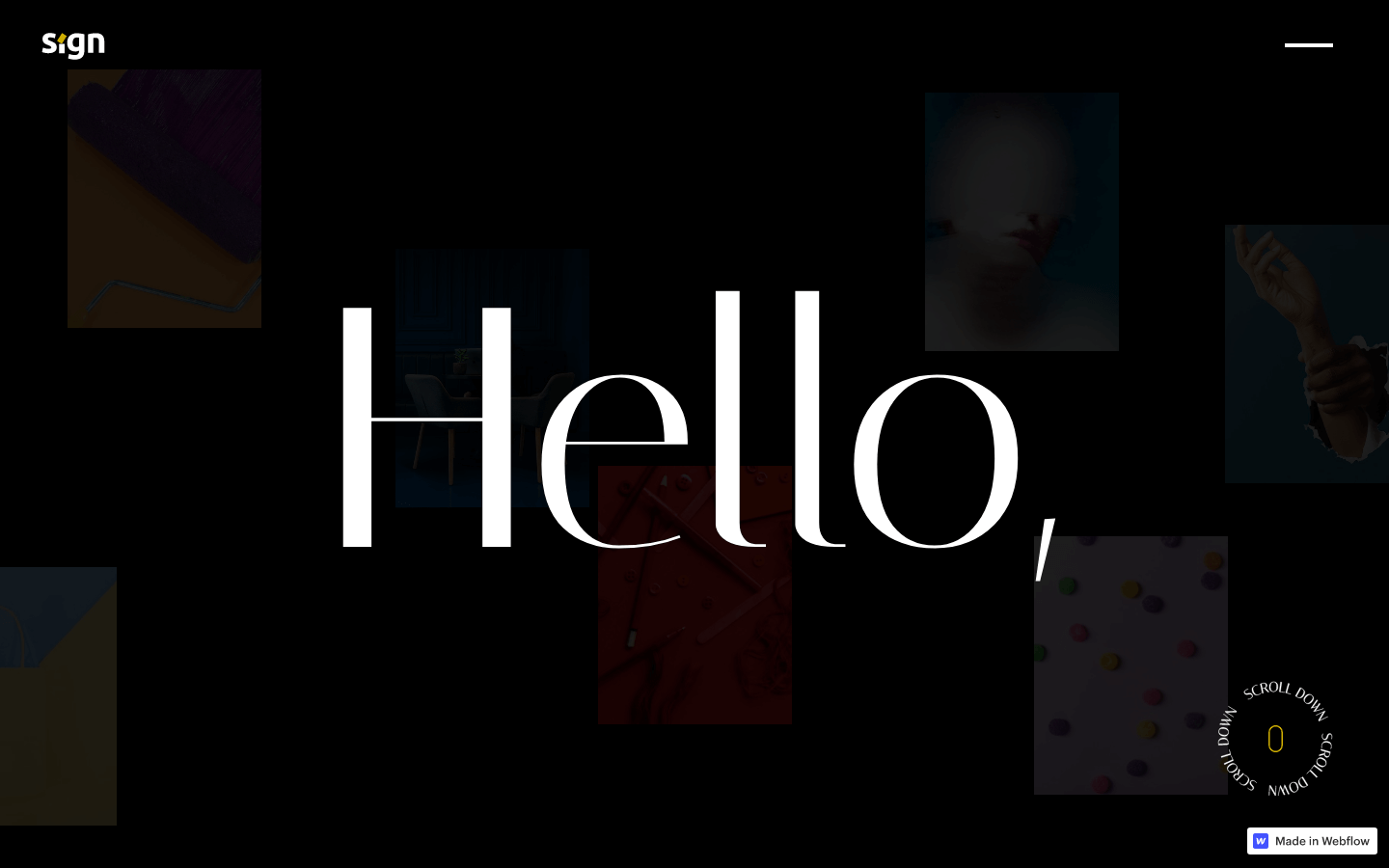 Sign - Portfolio HTML5 Responsive Website Template