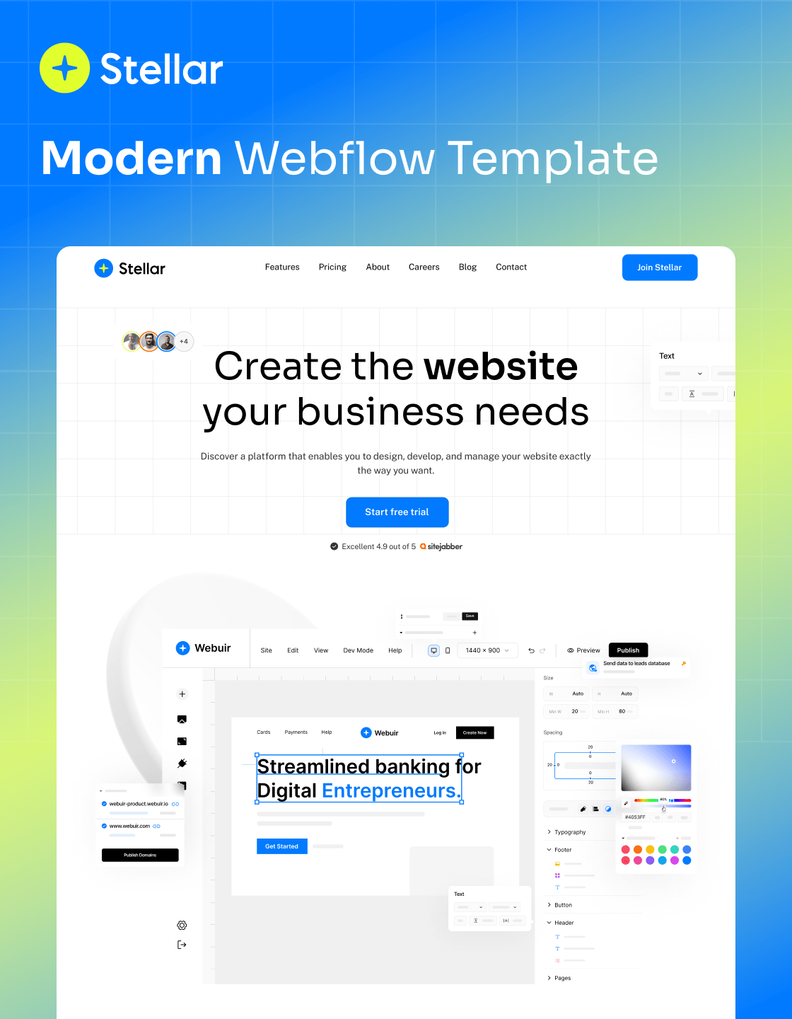 Stellar - Startup HTML5 Responsive Website Template
