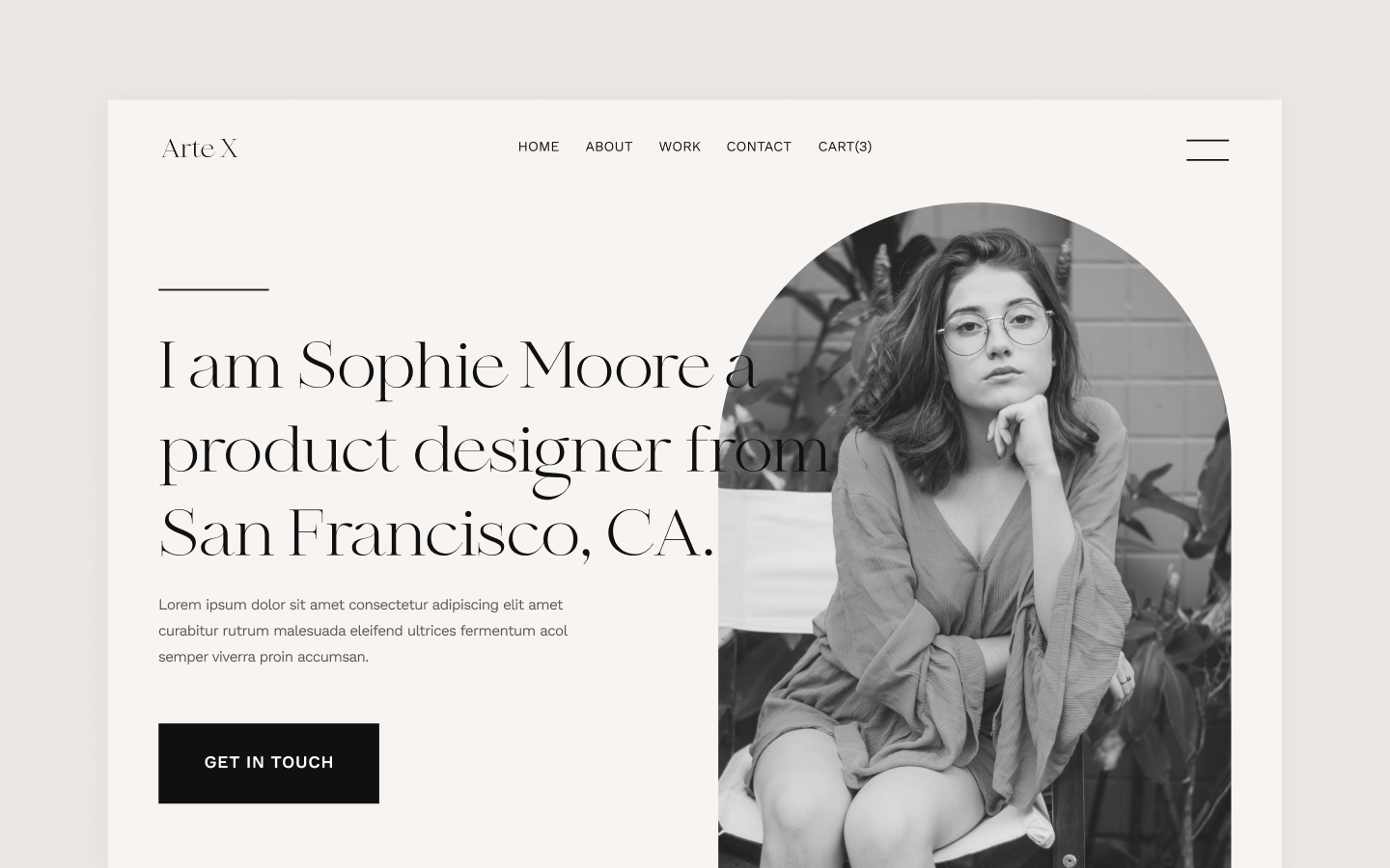 Arte X Portfolio HTML5 Responsive site Template