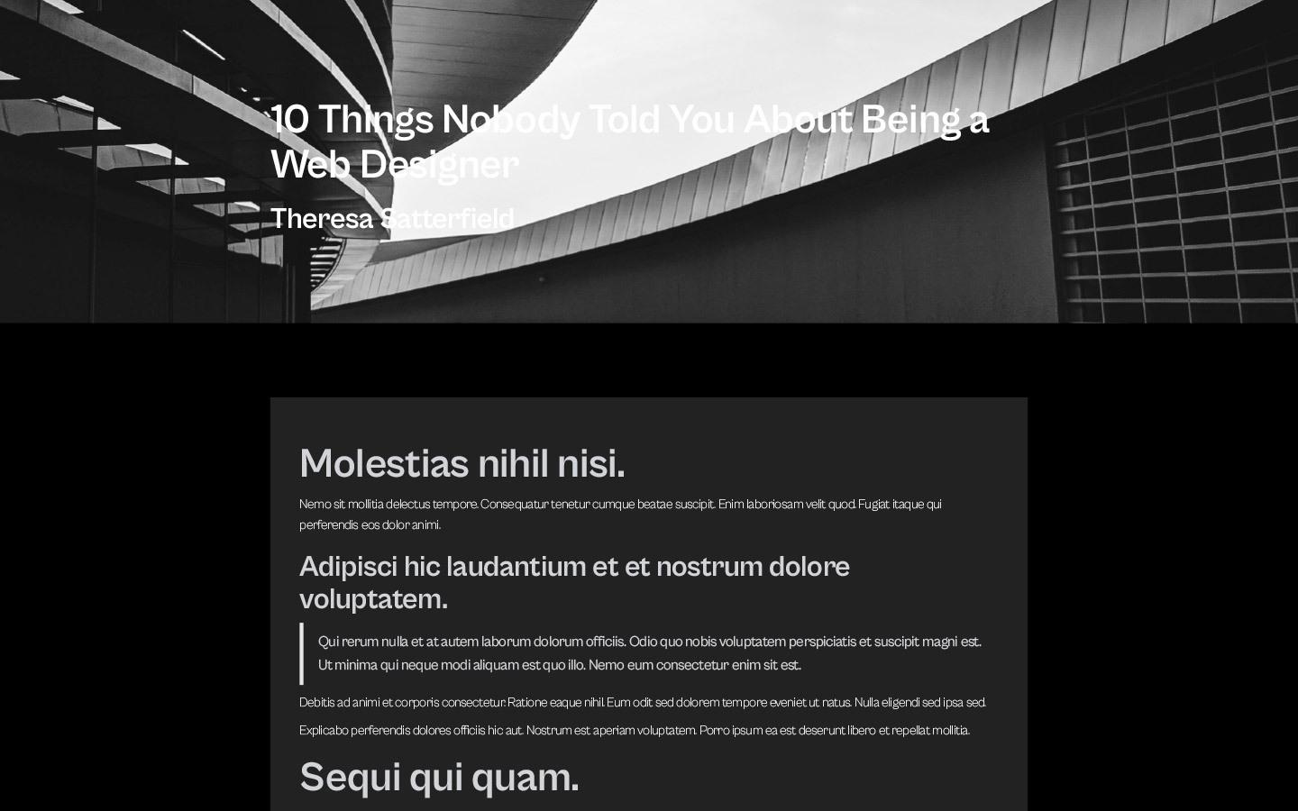 Cania - Designer HTML5 Responsive Website Template