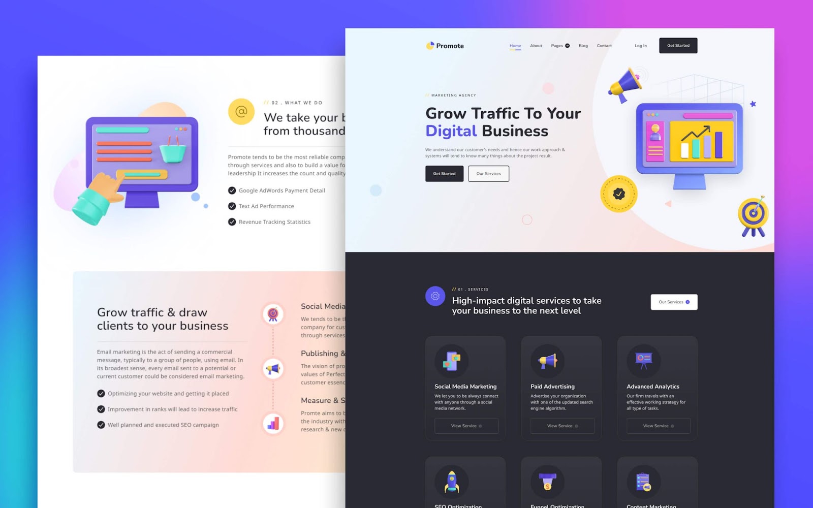 Promote - Agency HTML5 Responsive Website Template