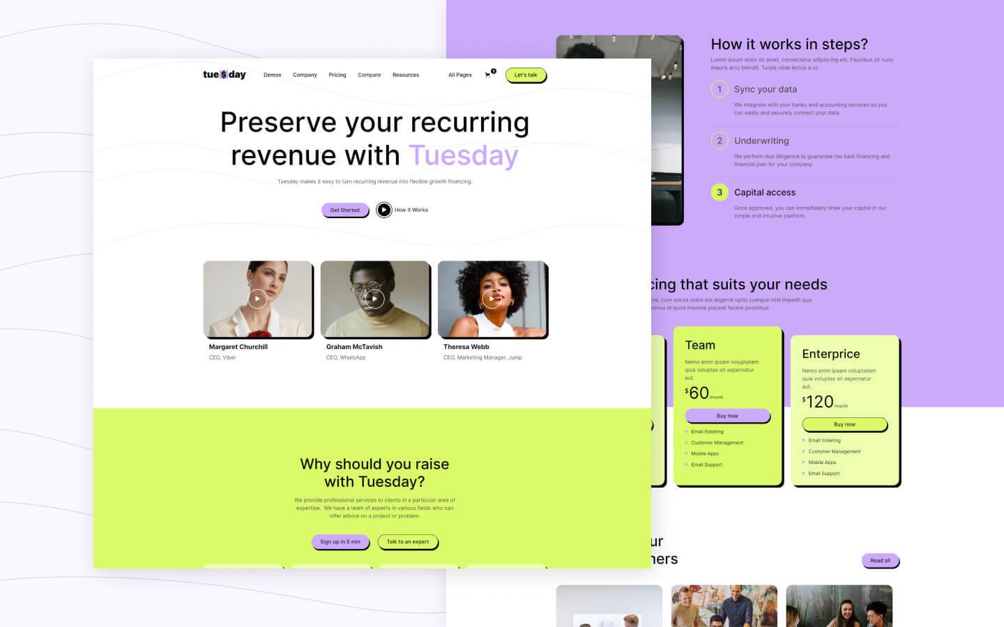 Tuesday 128 - SaaS HTML5 Responsive Website Template
