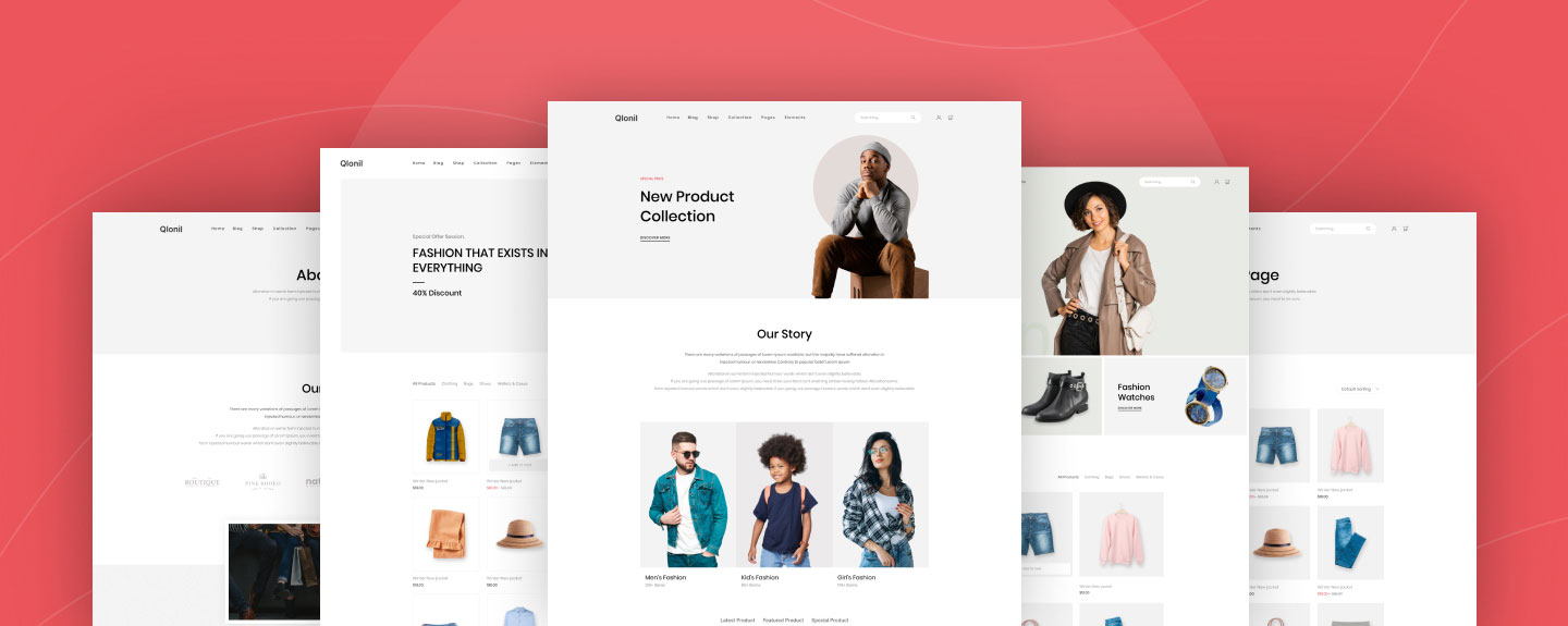 Qlonil - Retail HTML5 Responsive Website Template