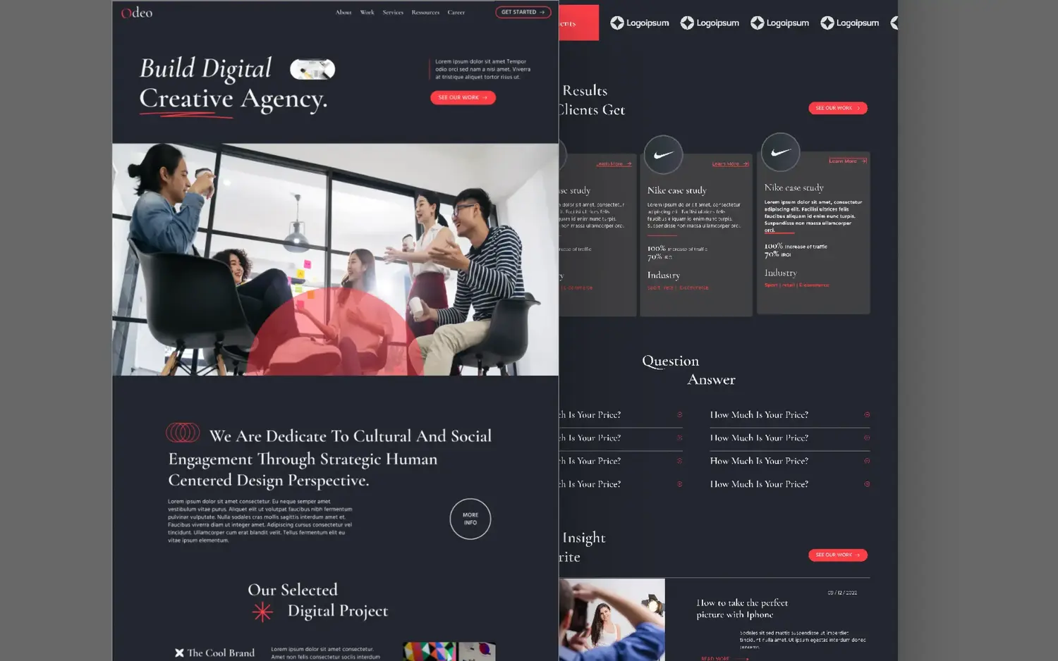 Odeo Creative HTML5 Responsive Website Template Odeo Creative HTML5 Responsive Website Template