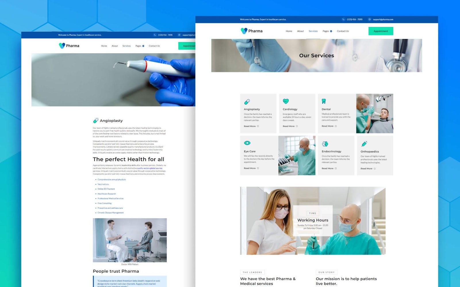 Pharma - Doctor HTML5 Responsive Website Template